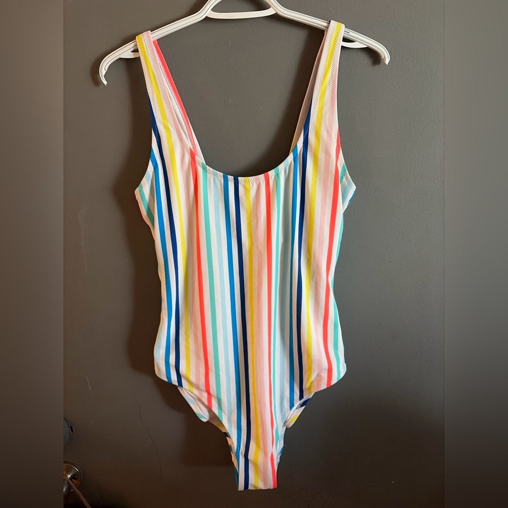 Old navy One piece Colorful‎ Striped Swimsuit
